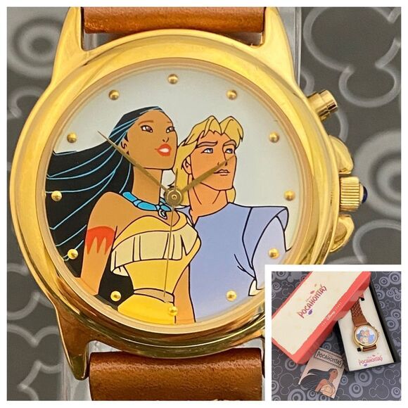 Disney Accessories - Vintage Disney Pocahontas Musical Swiss Quartz Watch Plays “Colors of the Wind”
